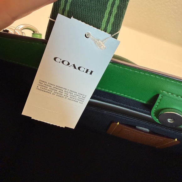 Coach Smith Tote Bag Kelly Green - Picture 8 of 11